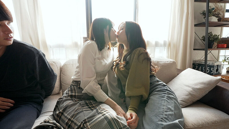 「皆瀬あかり×有栖舞衣のレズビアン3P！お姉さん同士の濃厚キス＆絡み合いが話題」のサンプル画像8枚目