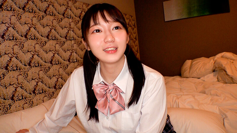 「【素人JK】Gカップ巨乳の清楚系制服美女に中出しハメ撮り!美乳揺れる濃厚プレイ」のサンプル画像2枚目