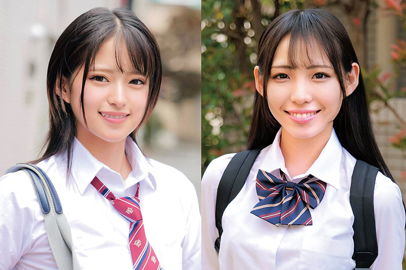 「【素人JK】ニコニコ笑顔の制服美少女が手コキで甘やかし♡ナンパ即中出しSEX みつき りつ」のサムネイル