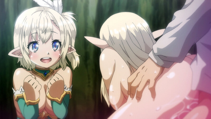 「美少女巨乳エルフと3P中出しプレイ|OVAスケベエルフ探訪記#2フェラシーン収録」のサンプル画像9枚目