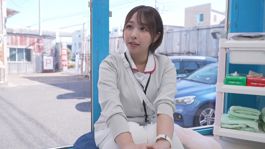 「現役看護師がお口のみで包茎皮むき治療に挑戦！皮に包まれた勃起チ○ポがねっとり舌技でズル剥け！産まれて初めて出てきた亀頭の先から無許可射精がドピュドピュ止まらない！！撮って出し！マジックミラー号～みのり編～」のサムネイル