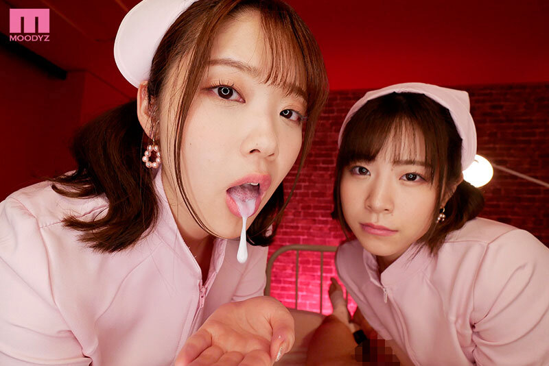 「痴女美少女の沙月恵奈・二葉エマが贈る逆3Pフェラサポート!興奮必至のデラックス体験」のサンプル画像6枚目