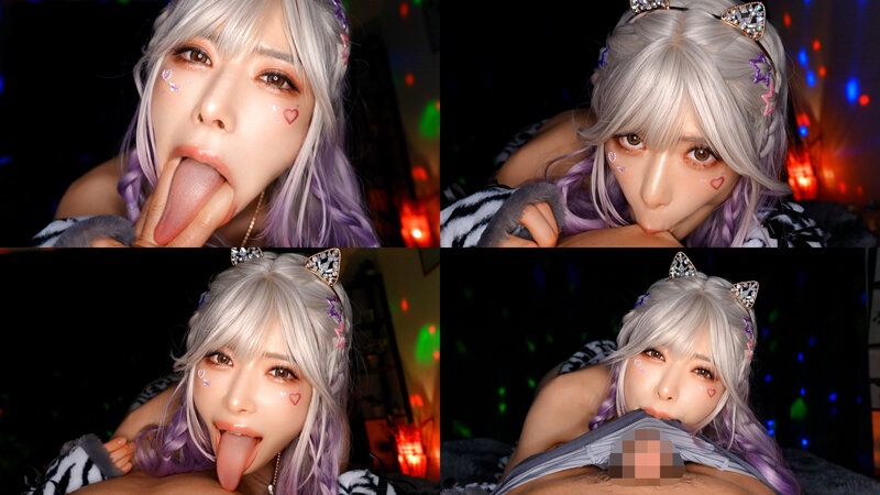 「爆乳ギャル痴女コスプレイヤーの淫語責め中出しプレイ｜ねっとり舌技で悩殺」のサンプル画像3枚目