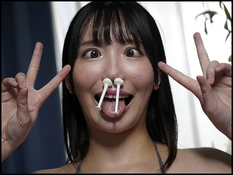 「宇佐美みおん 羞恥プレイで絶頂アクメ！鼻フック＆ぶっかけで顔面崩壊する美女の悶絶映像」のサンプル画像12枚目