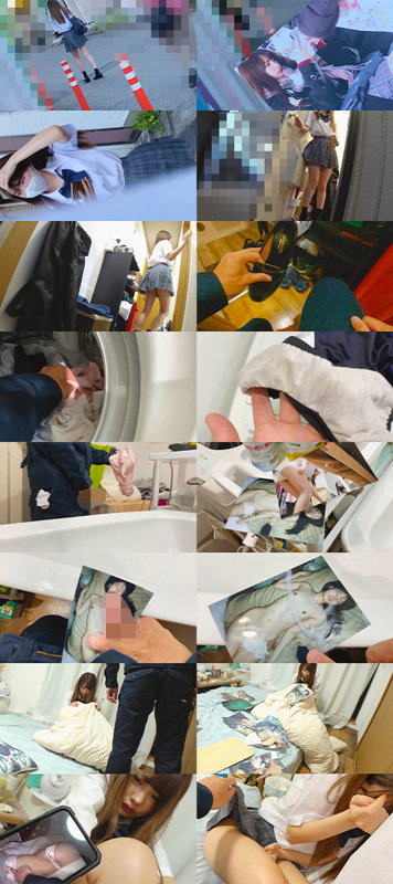 「【素人JK】学生服美少女のパンチラ盗撮からの濃厚顔射&中出しセックス【I7ちゃん】」のサムネイル