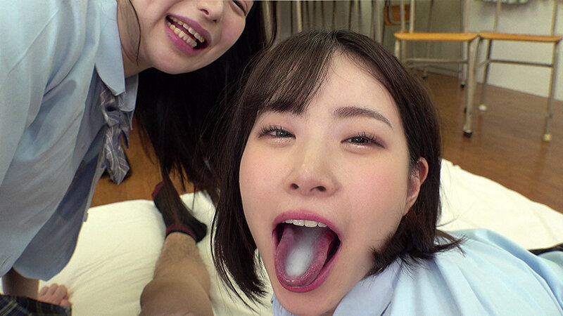 「天馬ゆい・沙月恵奈・佐藤ののかの女子校生ハーレム3P！フェラ＆中出しで絶倫男子を奉仕攻め」のサンプル画像10枚目