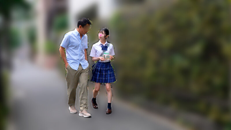 「【素人JK】スレンダー美少女の妹系女子校生とハメ撮り中出しセックス【制服プレイ】」のサンプル画像8枚目