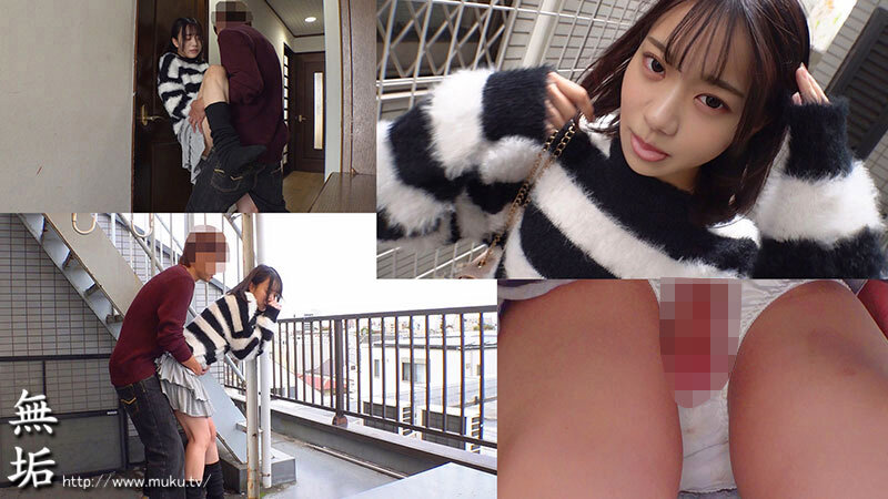 「赤名いと 制服コスプレで汗だく3P中出し！女子校生姿で恥じらい羞恥プレイ」のサンプル画像1枚目