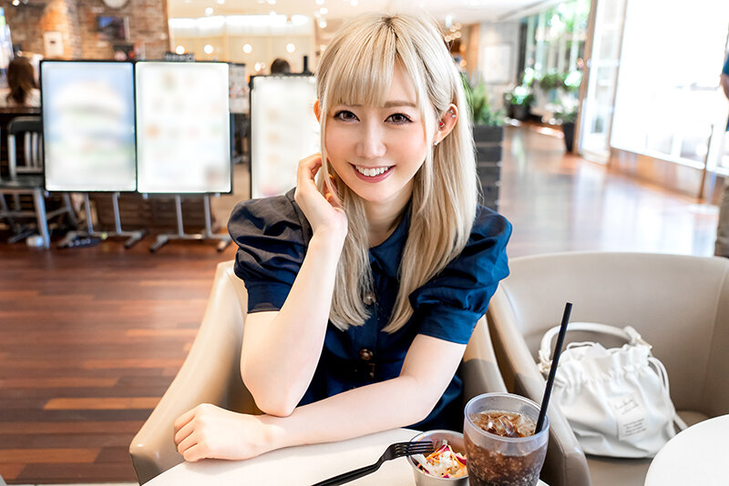 「【素人女子大生】美乳の金髪美少女RENちゃん20歳のハメ撮り中出し映像｜韓国アイドル好き天使級ボディ」のサンプル画像2枚目