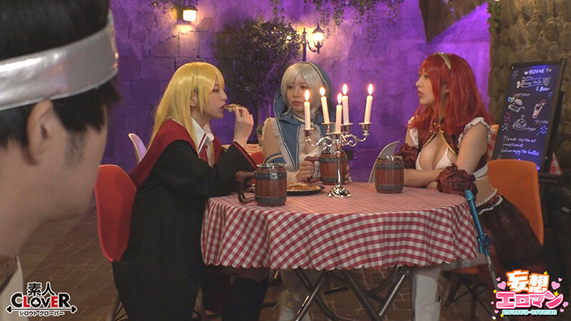 「【コスプレ】美少女女戦士の巨乳パイズリ&中出しハーレムSEX!異世界ファンタジー乱交プレイ」のサムネイル