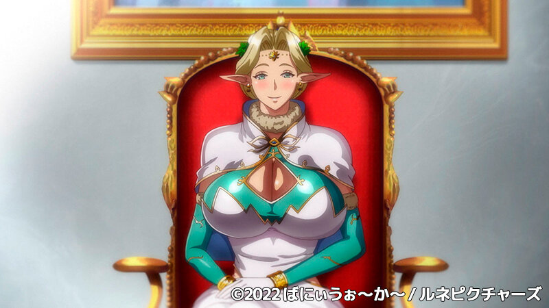 「お姫様エルフが濃厚パイズリ＆中出しで堕ちる！巨乳母娘の禁断ファンタジーアニメ」のサムネイル