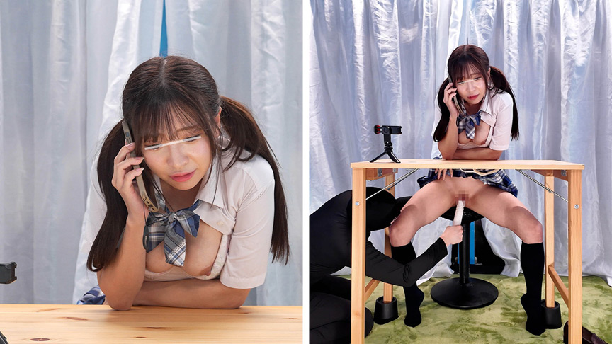 「【素人あやちゃん】ビデオ通話中に我慢プレイ！彼氏にバレずに絶頂できるか検証【羞恥企画】」のサンプル画像4枚目